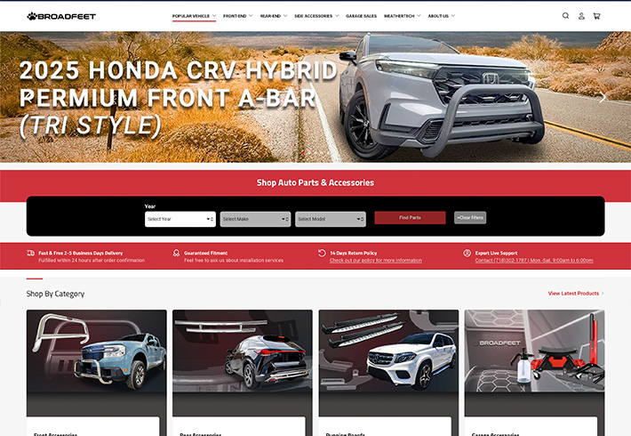 Broadfeet.com Home Page
